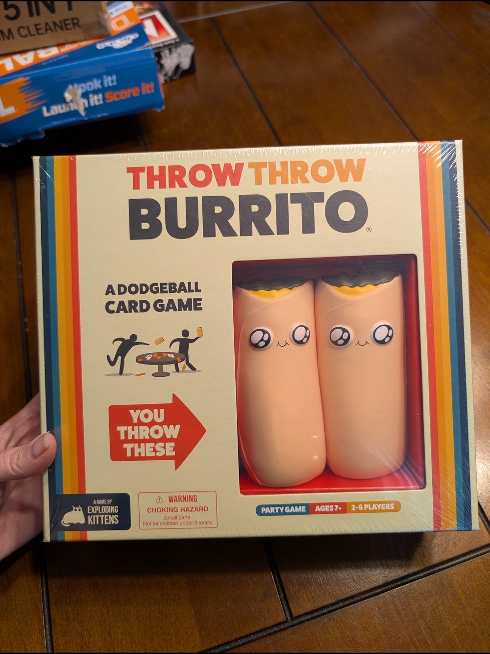 Throw Throw Burrito Dodgeball Card Game | Exploding Kittens | Brand New Sealed